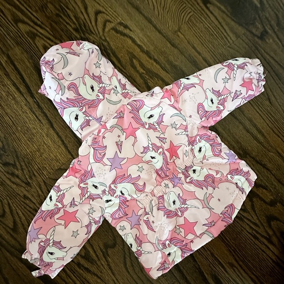 Brand New 12 to 18 Month Unicorn Pink Double Breasted Coat - Picture 2 of 5